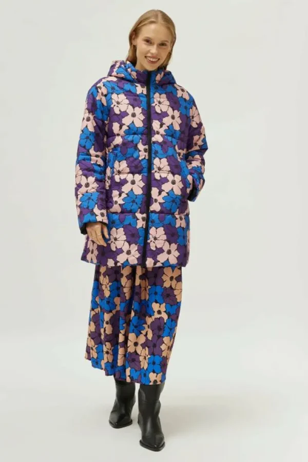 Abrigo acolchado estampado floral Camille-COMPAÑIAFANTASTICA Cheap