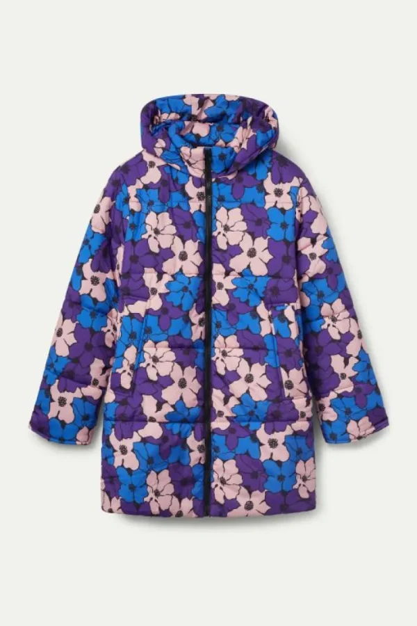 Abrigo acolchado estampado floral Camille-COMPAÑIAFANTASTICA Cheap