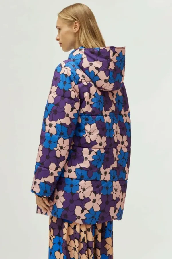 Abrigo acolchado estampado floral Camille-COMPAÑIAFANTASTICA Cheap