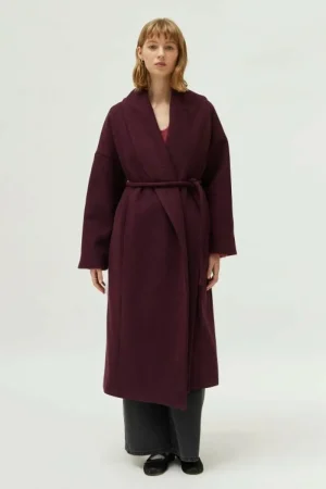 abrigo_midi_abierto_burde_0.webp Abrigo midi abierto burdeos-COMPAÑIAFANTASTICA Discount