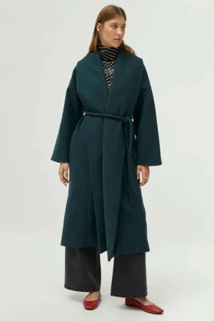 abrigo_midi_abierto_verde_0.webp Abrigo midi abierto verde-COMPAÑIAFANTASTICA Outlet