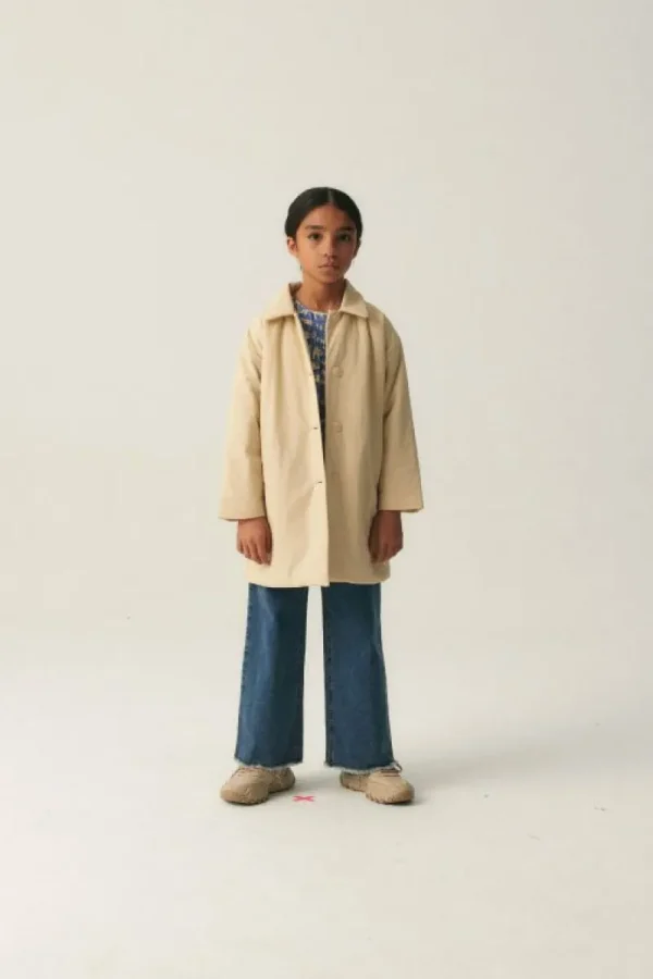 Abrigo midi unisex acolchado beige-MINI Store