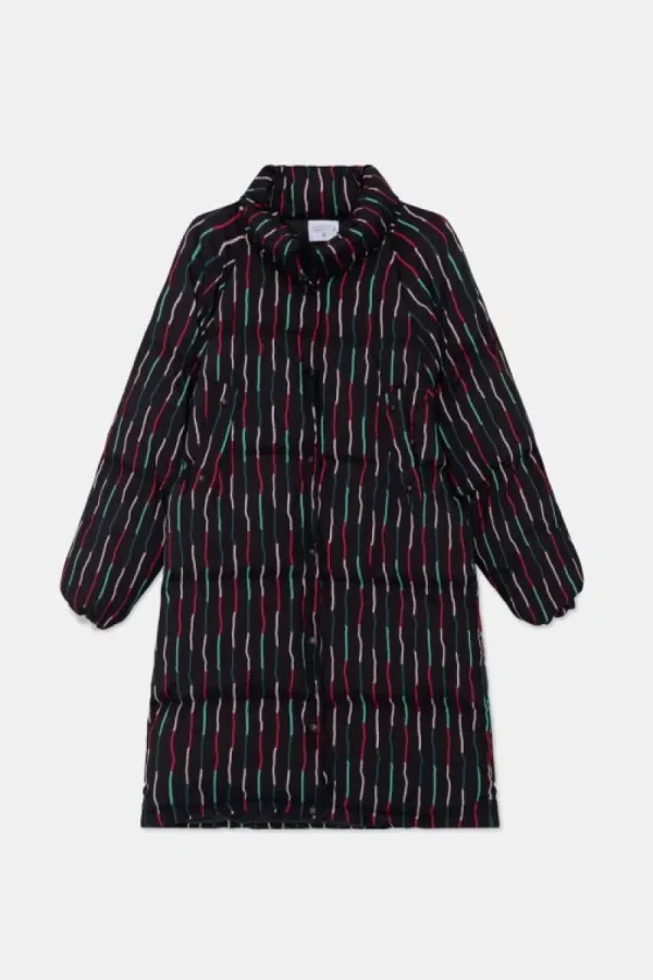 abrigo_plumfero_midi_con__1.webp Abrigo plumífero midi con estampado de rayas negro-COMPAÑIAFANTASTICA Discount