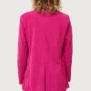 Blazer de pana fucsia-COMPAÑIAFANTASTICA New