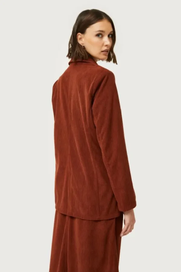 Blazer de pana marrón-COMPAÑIAFANTASTICA Best