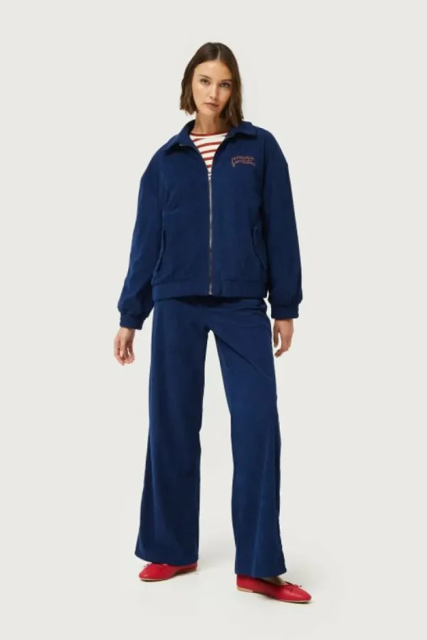 Bomber de pana azul-COMPAÑIAFANTASTICA Shop