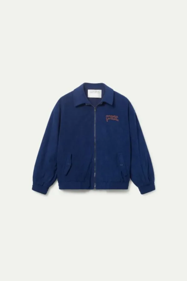 Bomber de pana azul-COMPAÑIAFANTASTICA Shop