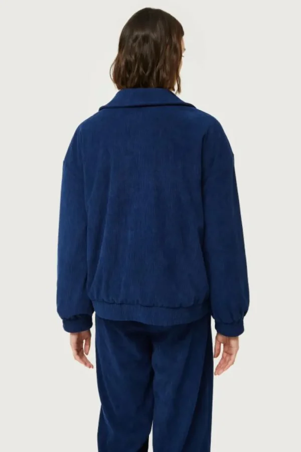 Bomber de pana azul-COMPAÑIAFANTASTICA Shop