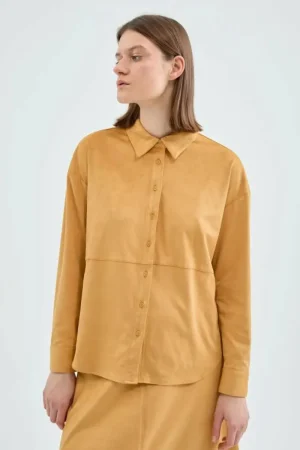 camisa_de_ante_amarilla_0.webp Camisa de ante amarilla-COMPAÑIAFANTASTICA Fashion