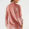 Camisa de manga larga y terciopelo rosa-COMPAÑIAFANTASTICA New