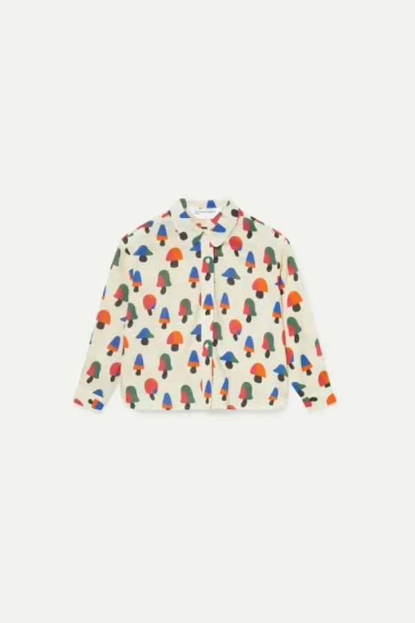 Camisa de niña estampado de setas multicolor-MINI Best