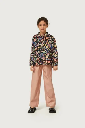 Camisa de niña estampado floral pequeño-MINI Best