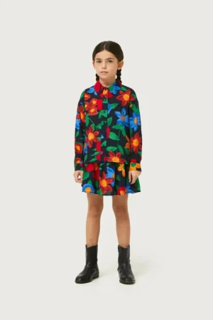 Camisa de niña estampado floral multicolor-MINI Clearance