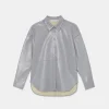 Camisa de piel sintética gris-COMPAÑIAFANTASTICA Best