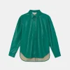 camisa_de_piel_sinttica_v_1.webp Camisa de piel sintética verde-COMPAÑIAFANTASTICA Clearance