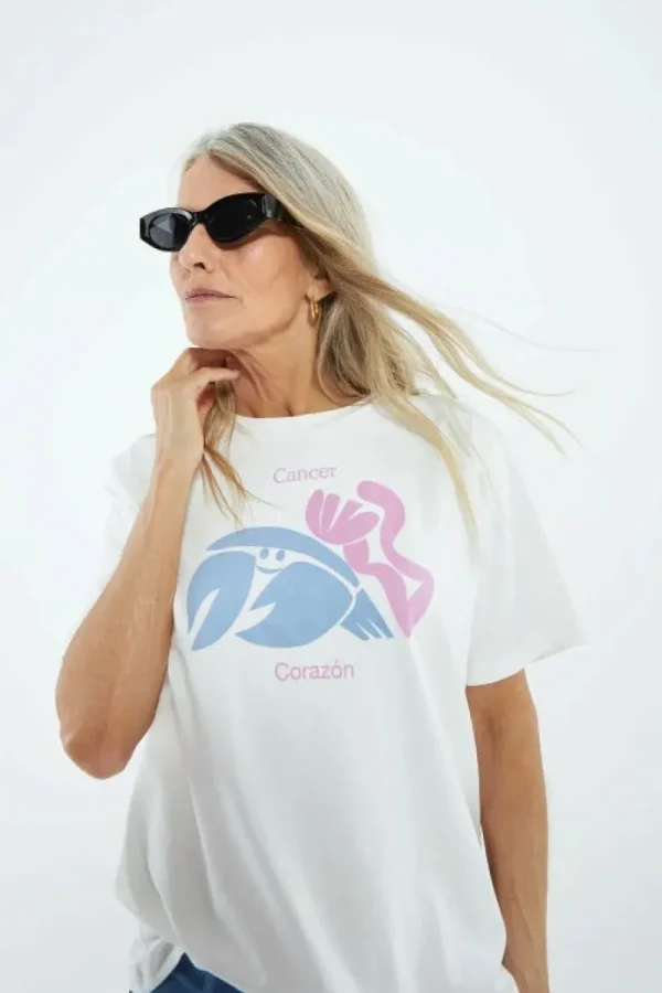 Camiseta del horoscópo Cáncer | Astro Queen-COMPAÑIAFANTASTICA Cheap