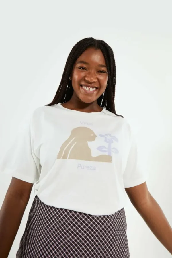 Camiseta del horoscópo Virgo | Astro Queen-COMPAÑIAFANTASTICA Fashion