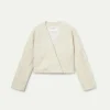 Chaqueta cruzada beige-COMPAÑIAFANTASTICA Hot
