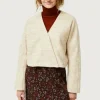 Chaqueta cruzada beige-COMPAÑIAFANTASTICA Hot