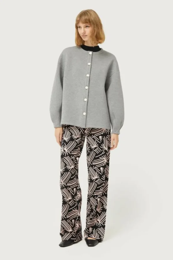 Chaqueta de neopreno gris-COMPAÑIAFANTASTICA Hot