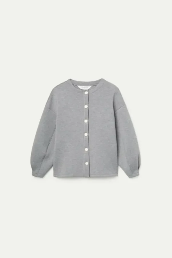 Chaqueta de neopreno gris-COMPAÑIAFANTASTICA Hot