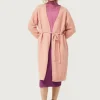 Chaqueta midi de punto rosa-COMPAÑIAFANTASTICA Hot