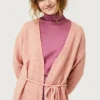 Chaqueta midi de punto rosa-COMPAÑIAFANTASTICA Hot