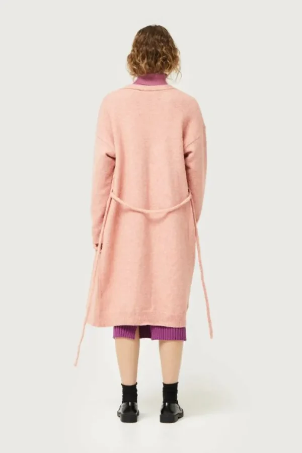 Chaqueta midi de punto rosa-COMPAÑIAFANTASTICA Hot