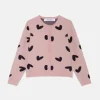 Cárdigan de niña con estampado de corazones-MINI Best Sale
