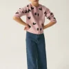 Cárdigan de niña con estampado de corazones-MINI Best Sale
