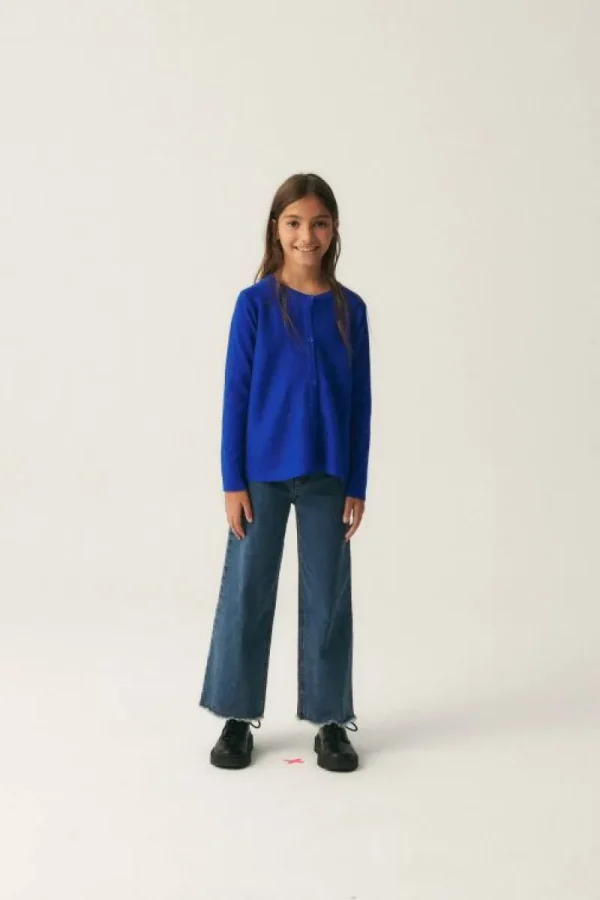 crdigan_de_nia_de_punto_e_0-1.webp Cárdigan de niña de punto evasé azul-MINI Clearance