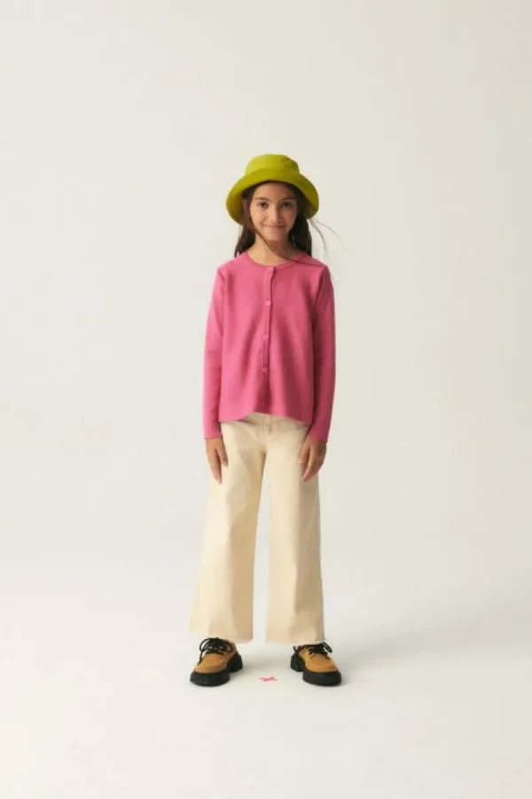 crdigan_de_nia_de_punto_e_0.webp Cárdigan de niña de punto evasé rosa-MINI Discount