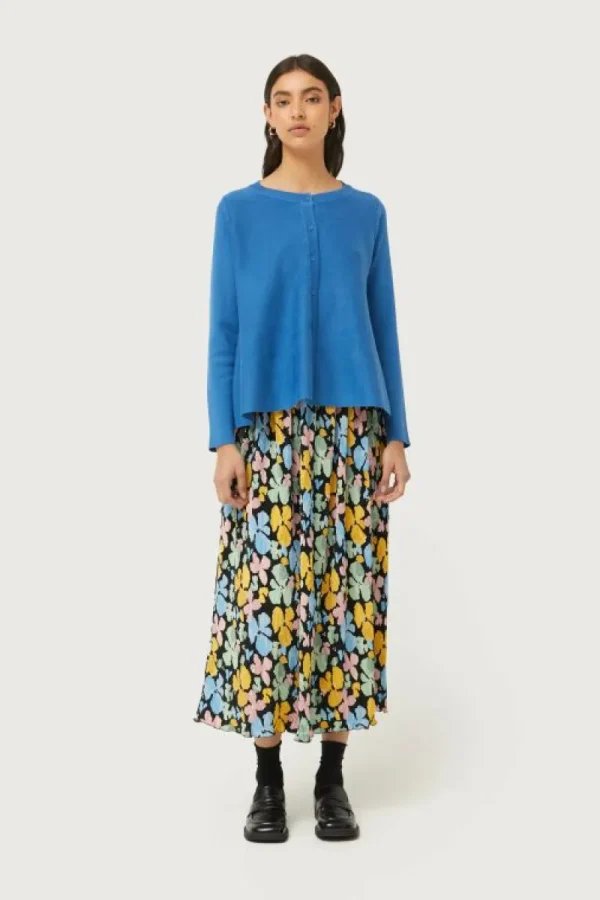 crdigan_de_punto_evas_azu_0.webp Cárdigan de punto evasé azul-COMPAÑIAFANTASTICA Cheap