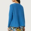 crdigan_de_punto_evas_azu_4.webp Cárdigan de punto evasé azul-COMPAÑIAFANTASTICA Cheap