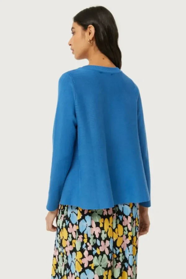 crdigan_de_punto_evas_azu_4.webp Cárdigan de punto evasé azul-COMPAÑIAFANTASTICA Cheap