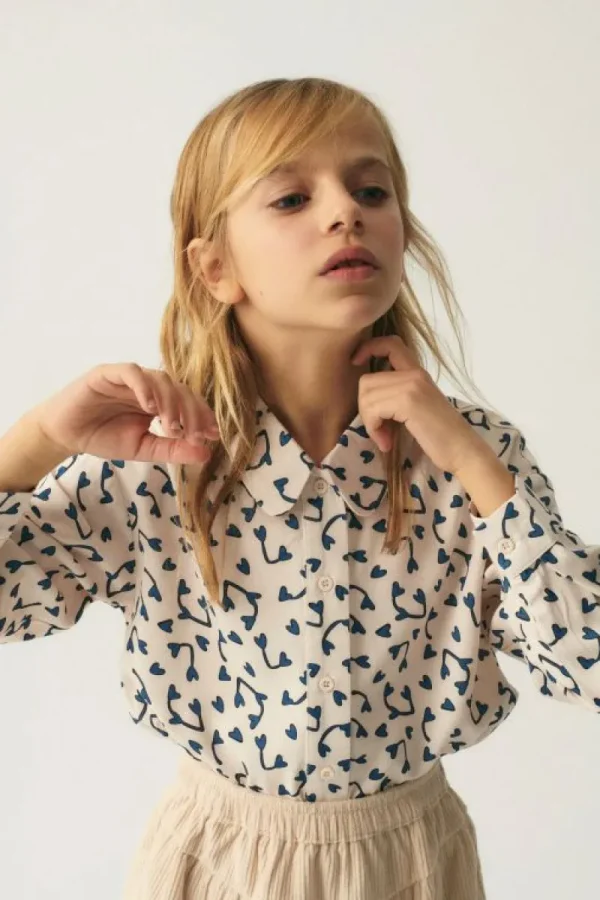 Falda corta de niña de pana beige-MINI Cheap