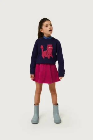 falda_corta_de_nia_de_pan_0.webp Falda corta de niña de pana fucsia-MINI Best Sale