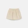 Falda corta de niña de pana beige-MINI Cheap