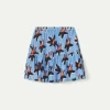falda_corta_de_nia_estamp_1-3.webp Falda corta de niña estampado floral Calatea azul-MINI New