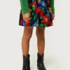 Falda corta de niña estampado floral multicolor-MINI Hot