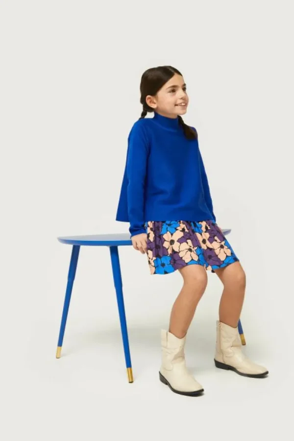 Falda corta de niña estampado floral Camille-MINI Hot