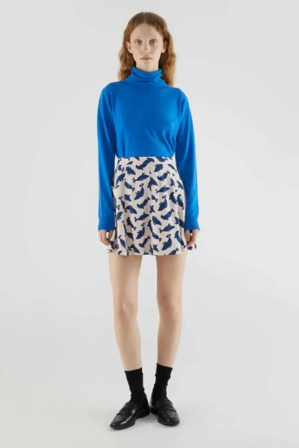 Falda corta evasé con estampado de focas-COMPAÑIAFANTASTICA Shop