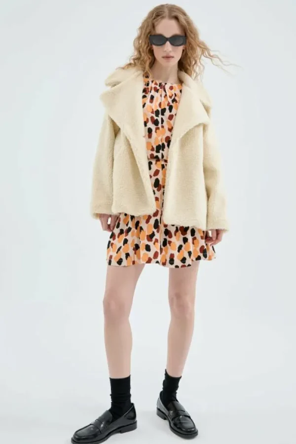 Falda corta evasé con estampado de lunares-COMPAÑIAFANTASTICA Cheap