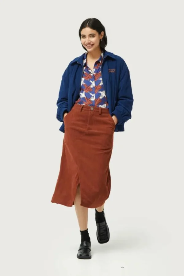 falda_midi_de_pana_marrn_3.webp Falda midi de pana marrón-COMPAÑIAFANTASTICA Cheap