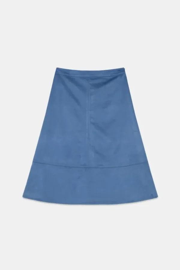 falda_midi_evas_de_ante_a_1.webp Falda midi evasé de ante azul-COMPAÑIAFANTASTICA Hot