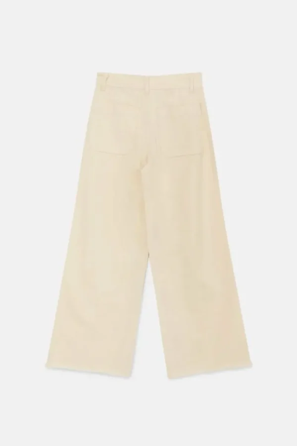 Jeans de niña rectos blancos-MINI Online