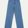 Jeans largos rectos azules-COMPAÑIAFANTASTICA Outlet