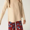Jersey de niña de punto evasé beige-MINI Cheap