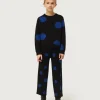 jersey_de_nia_de_punto_ja_0-2.webp Jersey de niña de punto jacquard estampado de lunares azules-MINI Fashion