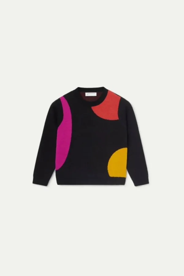 jersey_de_nia_de_punto_ja_1-4.webp Jersey de niña de punto jacquard estampado de círculos-MINI Flash Sale